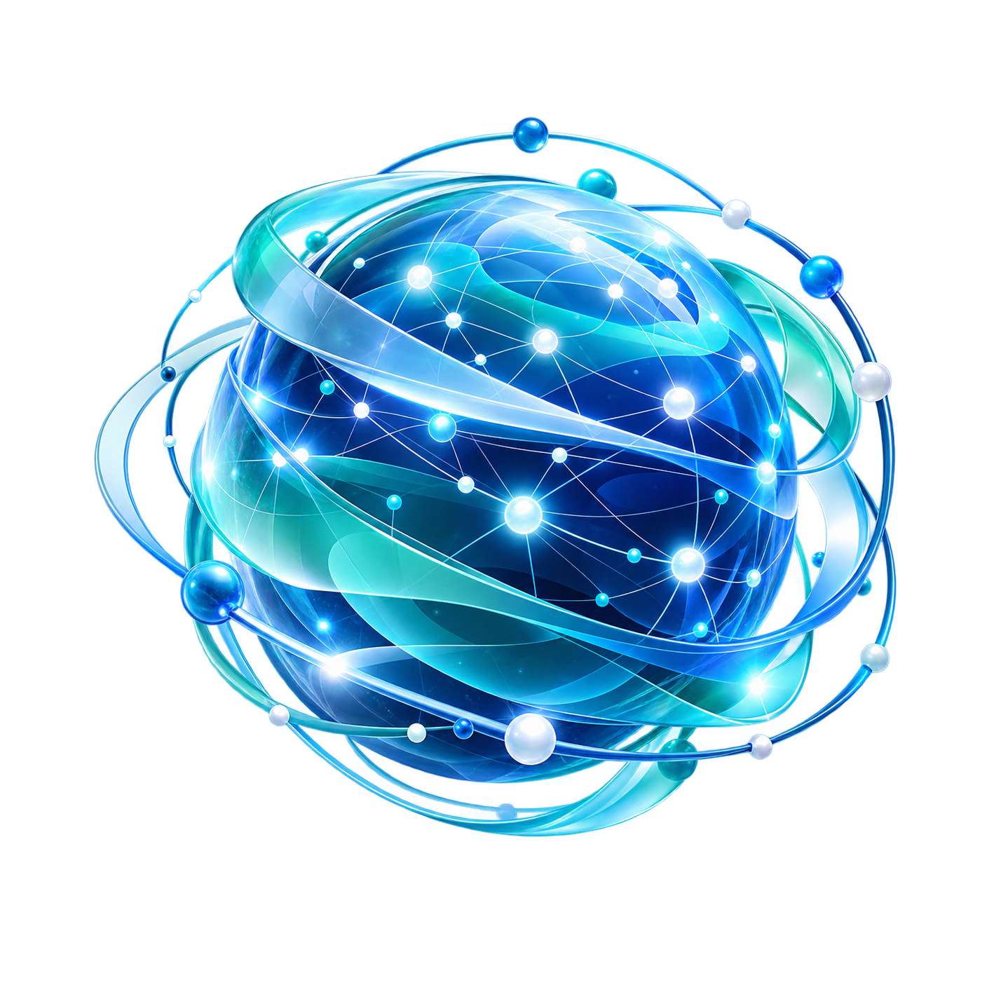 GVGEO AI visibility network illustration